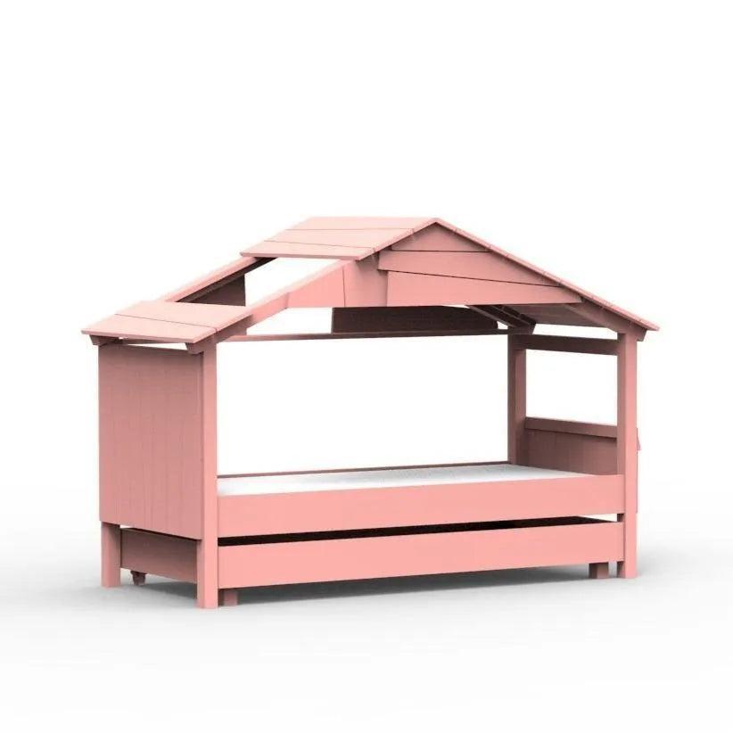 Star Treehouse Bed with Trundle Pull Out